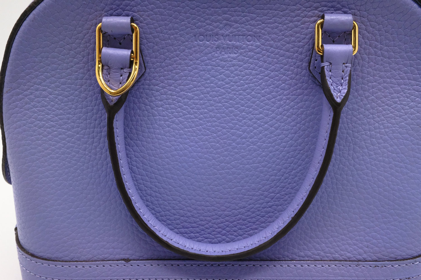 Louis Vuitton Alma BB in Purple Leather