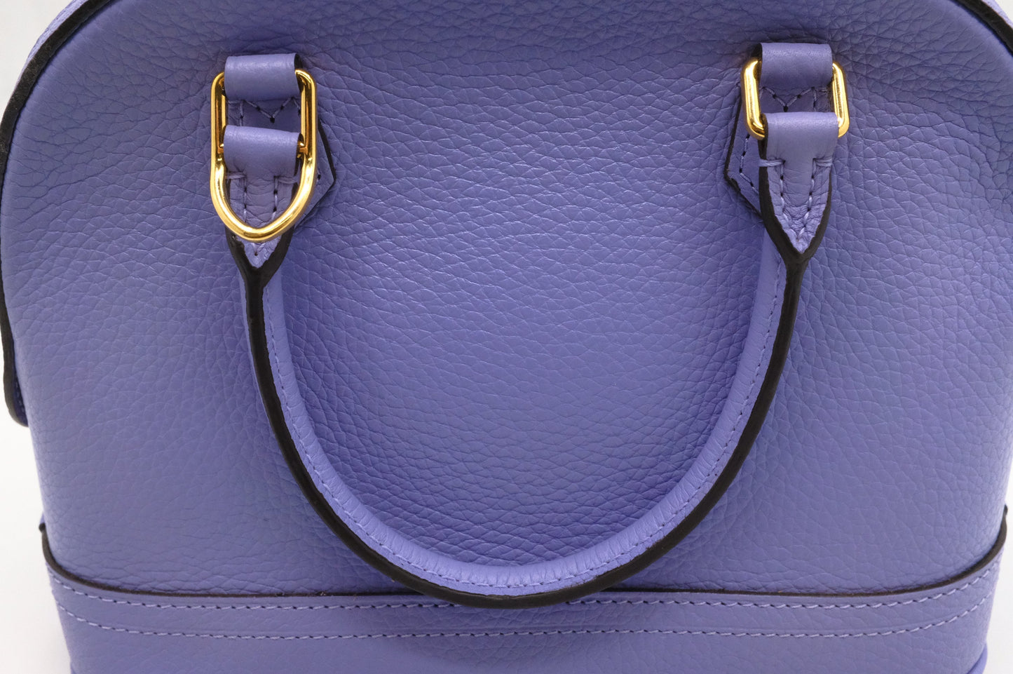 Louis Vuitton Alma BB in Purple Leather