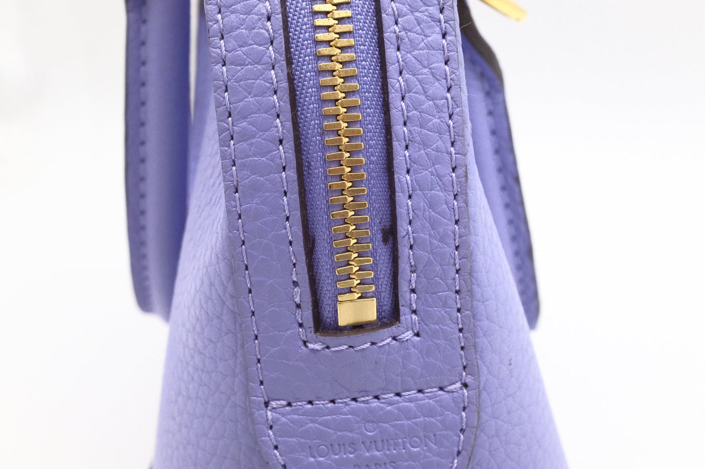 Louis Vuitton Alma BB in Purple Leather