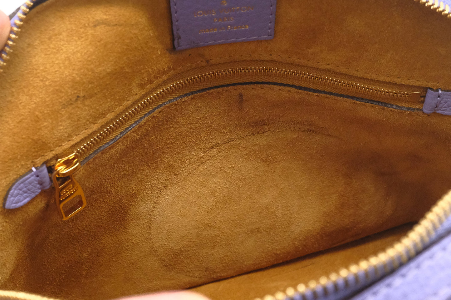 Louis Vuitton Alma BB in Purple Leather