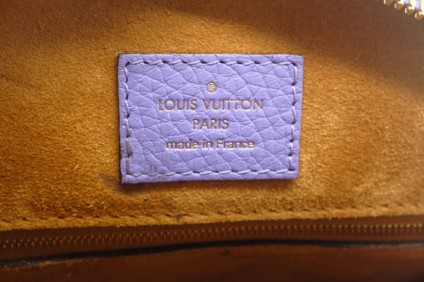 Louis Vuitton Alma BB in Purple Leather