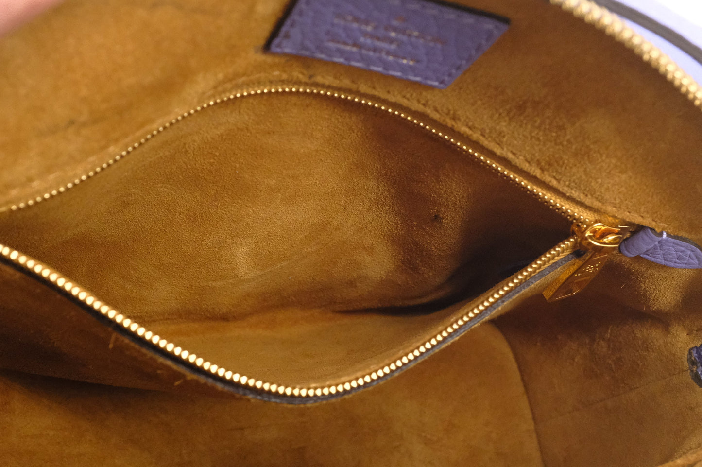 Louis Vuitton Alma BB in Purple Leather