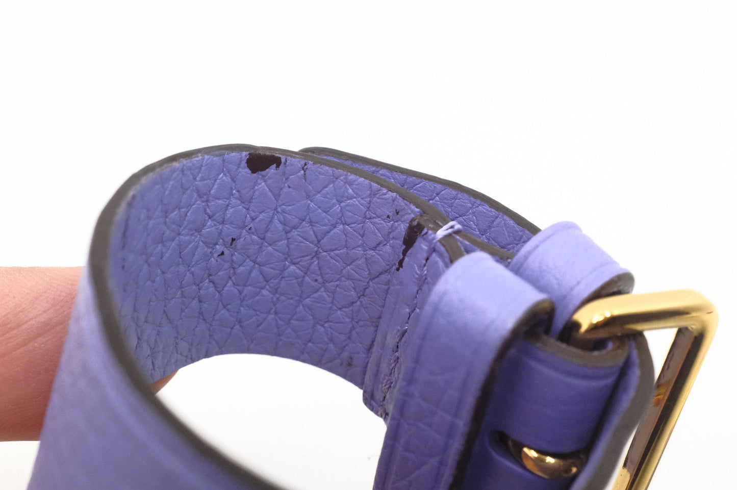 Louis Vuitton Alma BB in Purple Leather