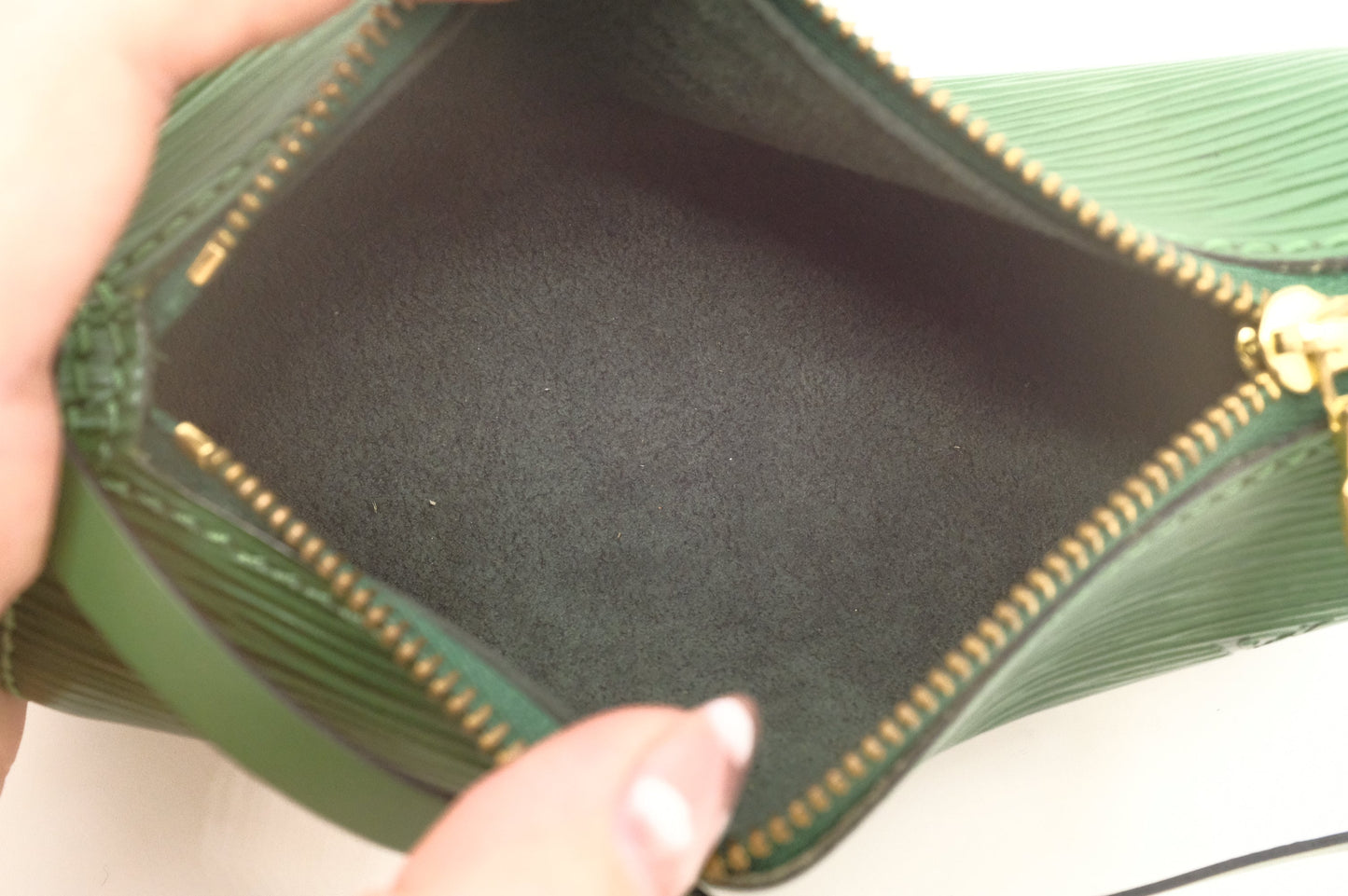 Louis Vuitton Soufflot in Green Epi Leather