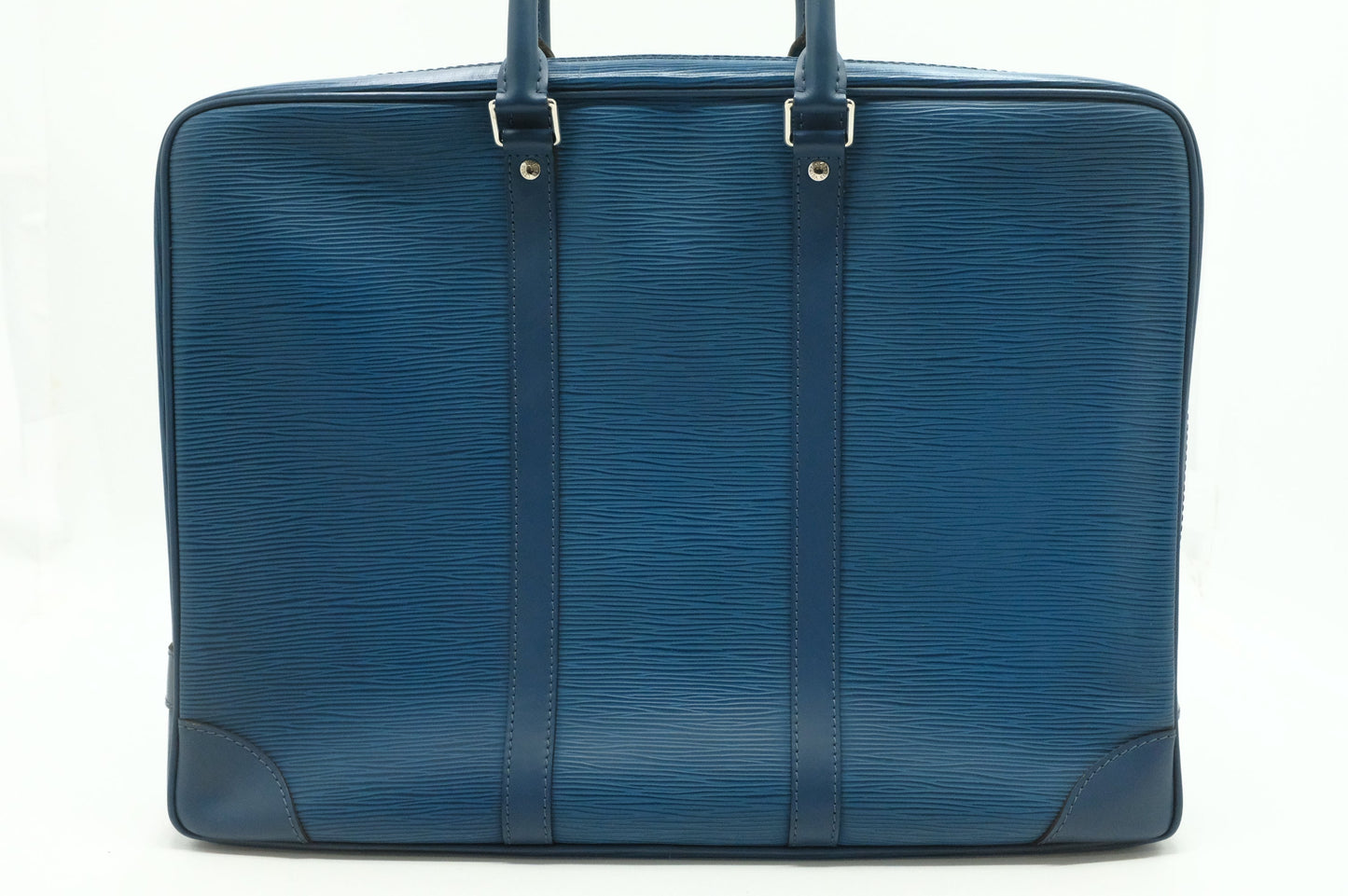 Louis Vuitton Poche Document in Blue Epi Leather