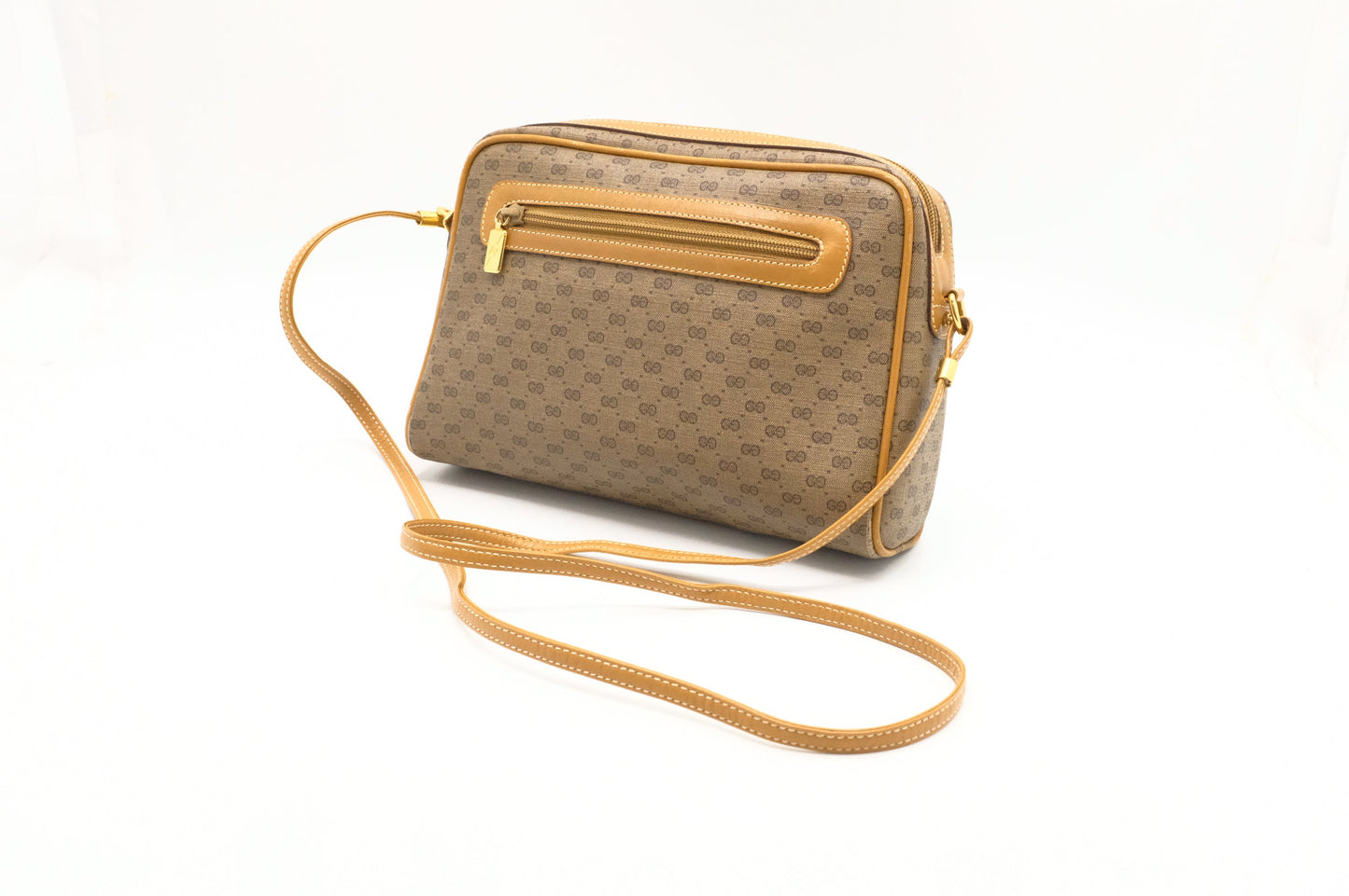 Gucci Crossbody in Beige Micro GG Coated Canvas