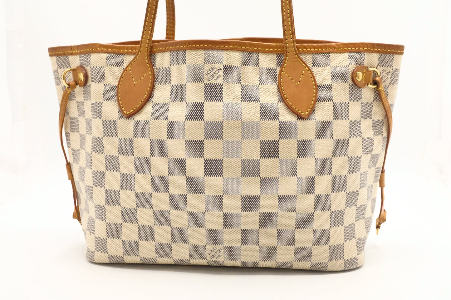 Louis Vuitton Neverfull PM in Damier Azur Canvas