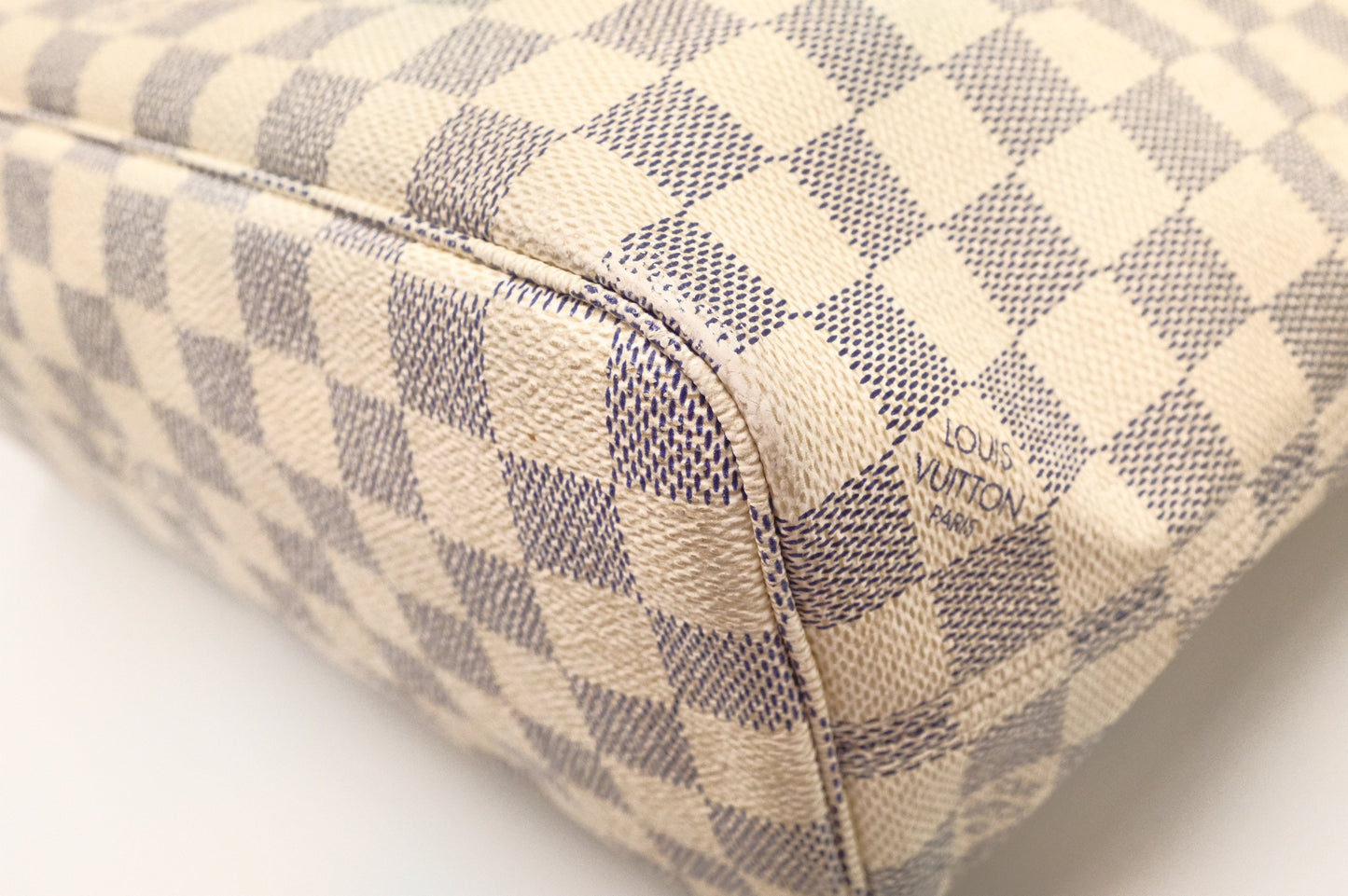 Louis Vuitton Neverfull PM in Damier Azur Canvas