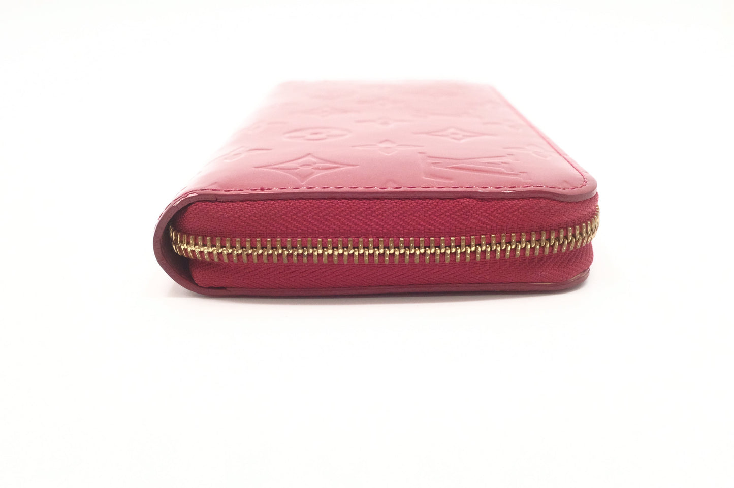 Louis Vuitton Zippy Long Wallet in Red Vernis Leather