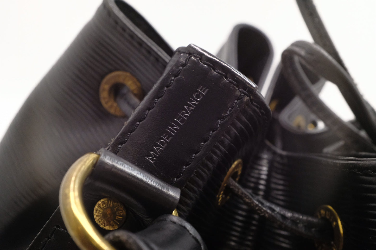 Louis Vuitton Petit Noe in Black Epi Leather