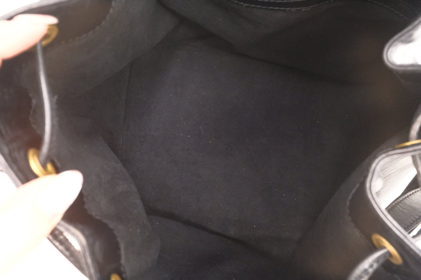 Louis Vuitton Petit Noe in Black Epi Leather