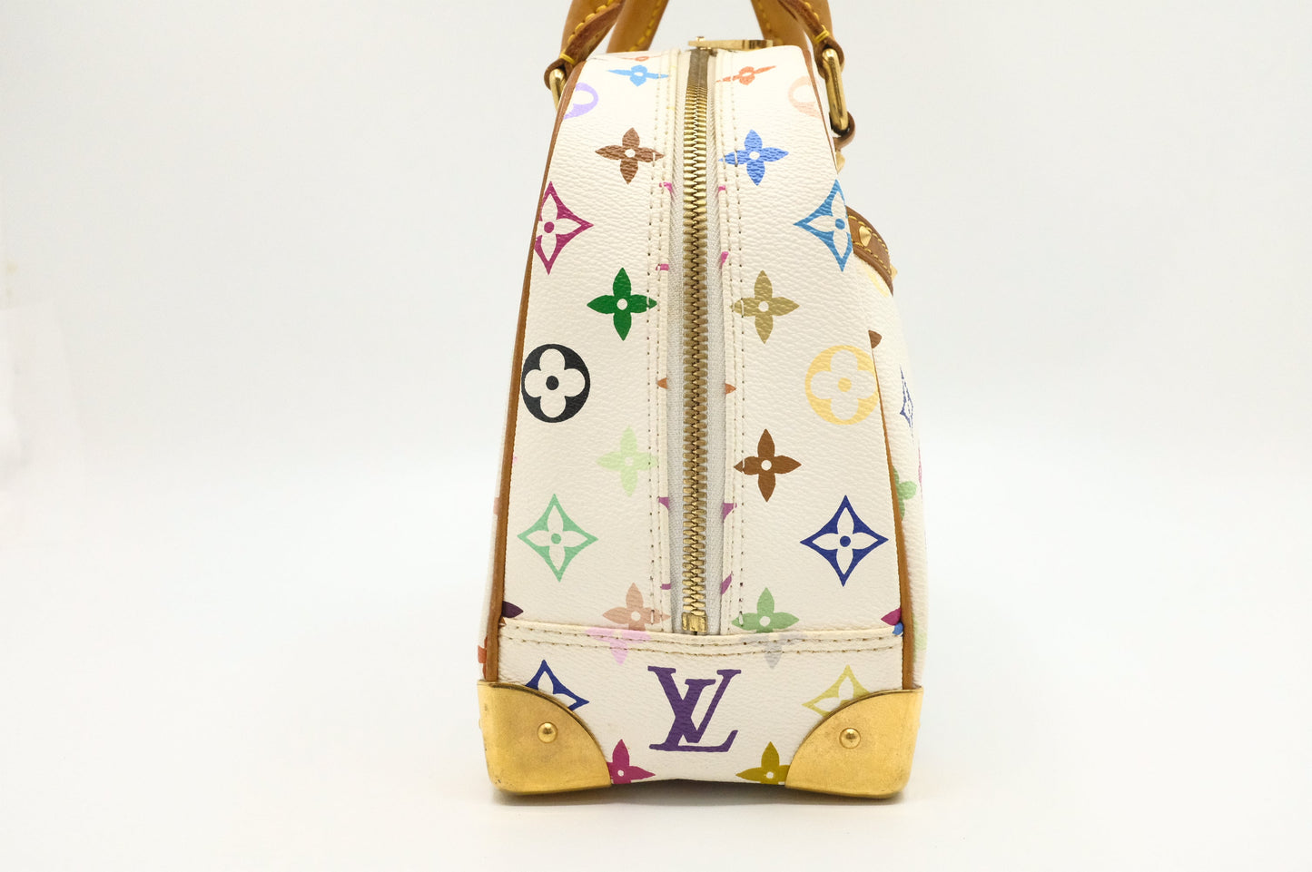 Louis Vuitton Trouville in White Multicolor Canvas
