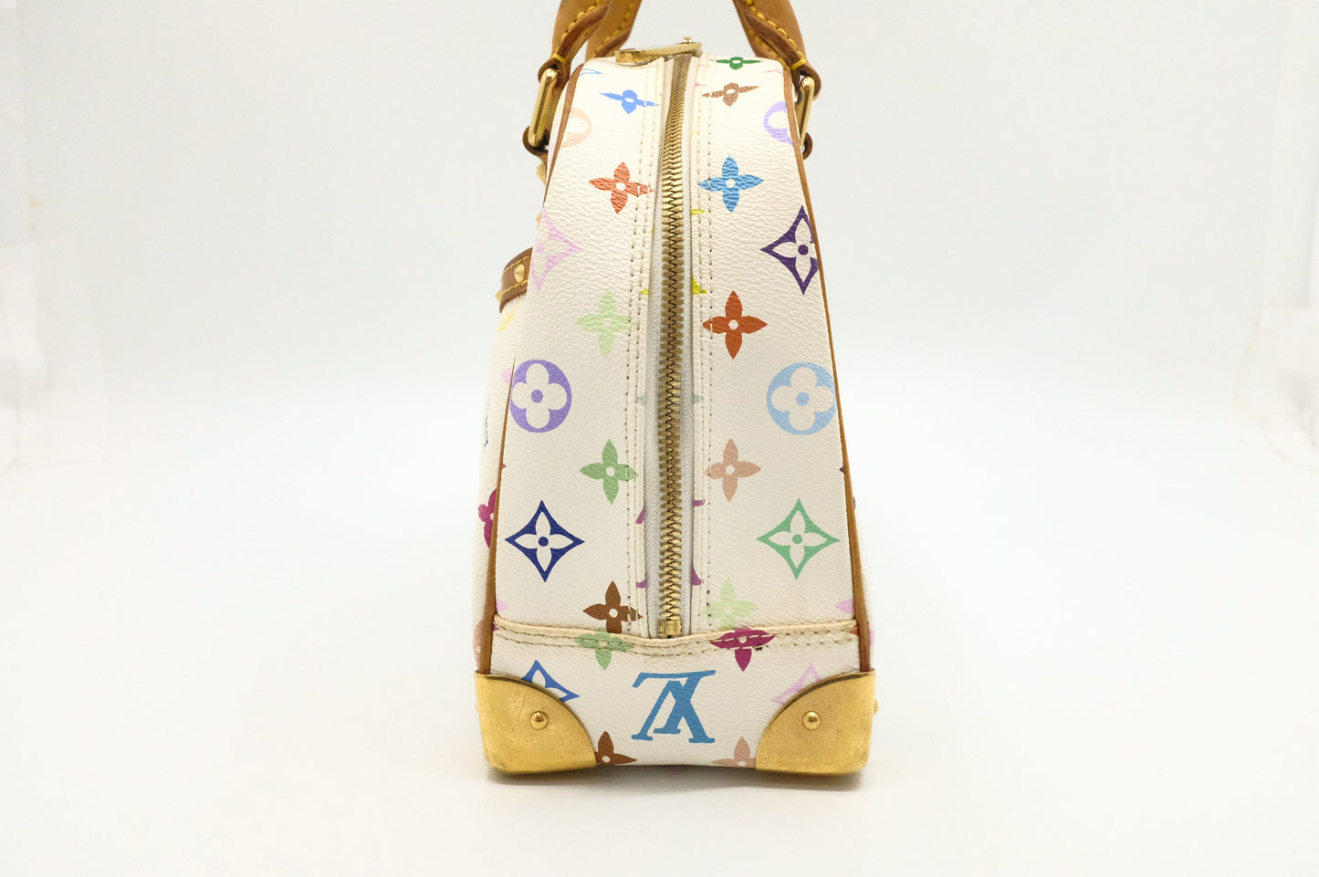 Louis Vuitton Trouville in White Multicolor Canvas
