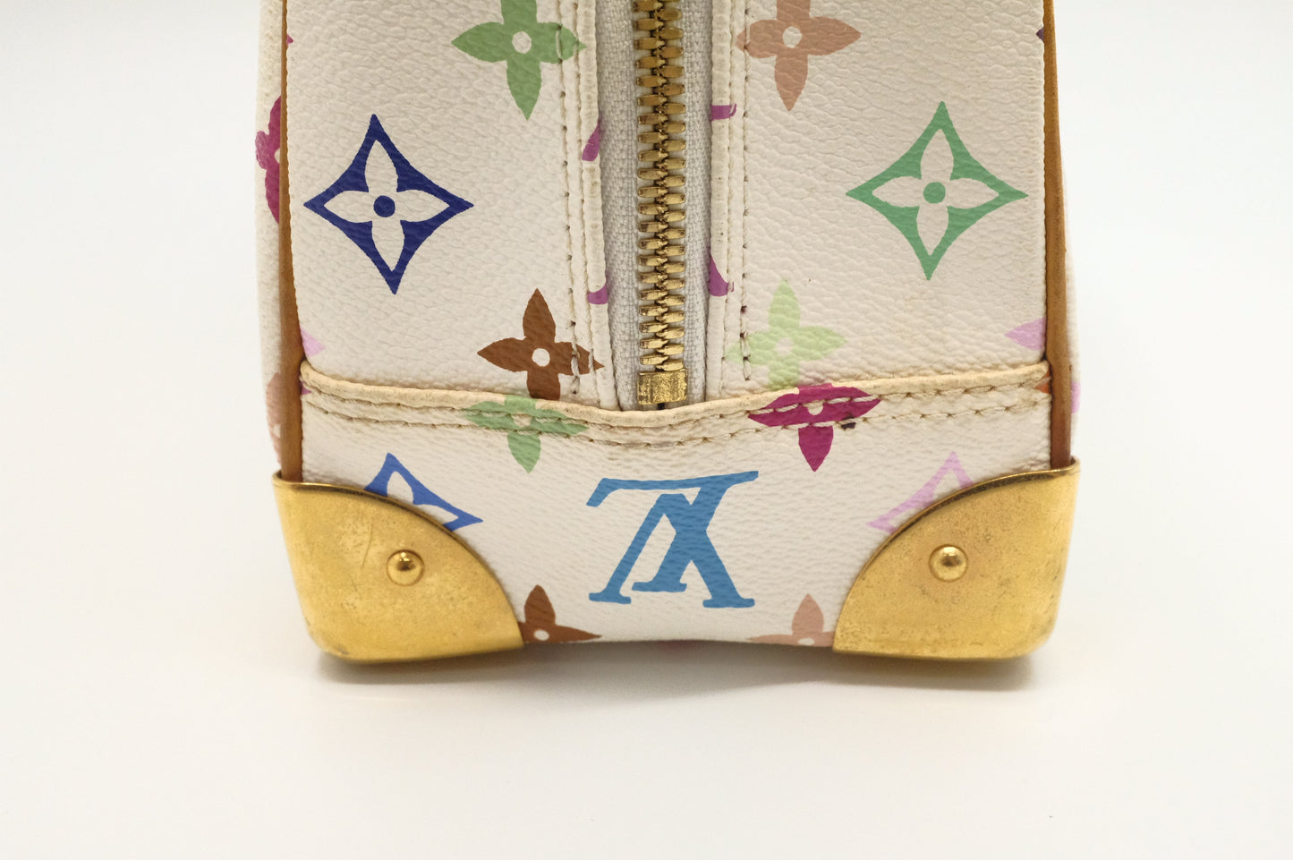 Louis Vuitton Trouville in White Multicolor Canvas