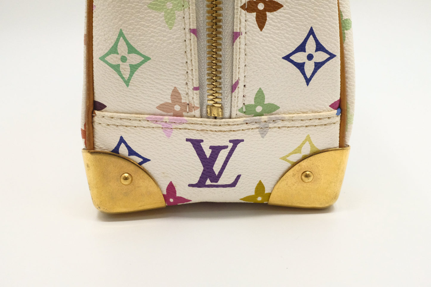 Louis Vuitton Trouville in White Multicolor Canvas