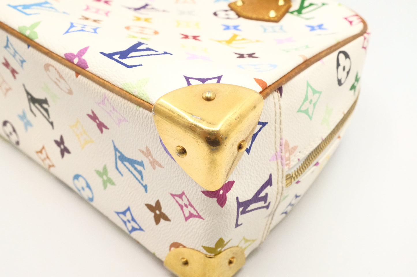 Louis Vuitton Trouville in White Multicolor Canvas