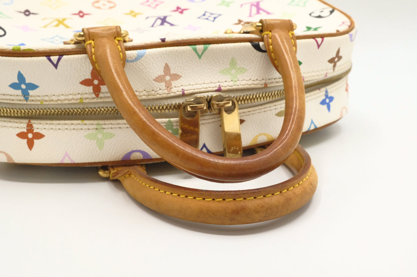 Louis Vuitton Trouville in White Multicolor Canvas