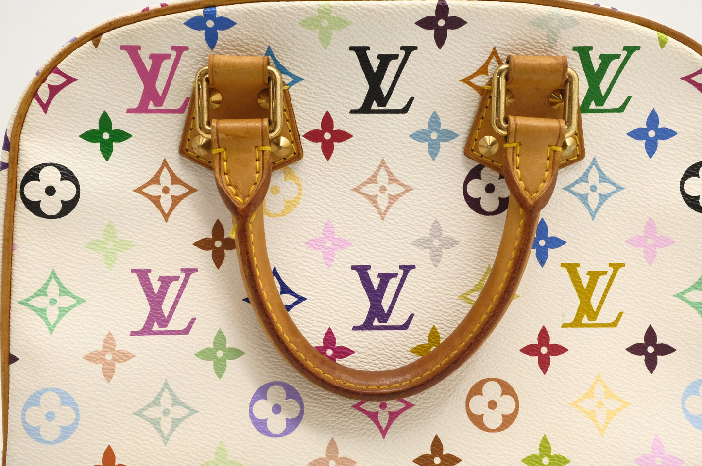 Louis Vuitton Trouville in White Multicolor Canvas