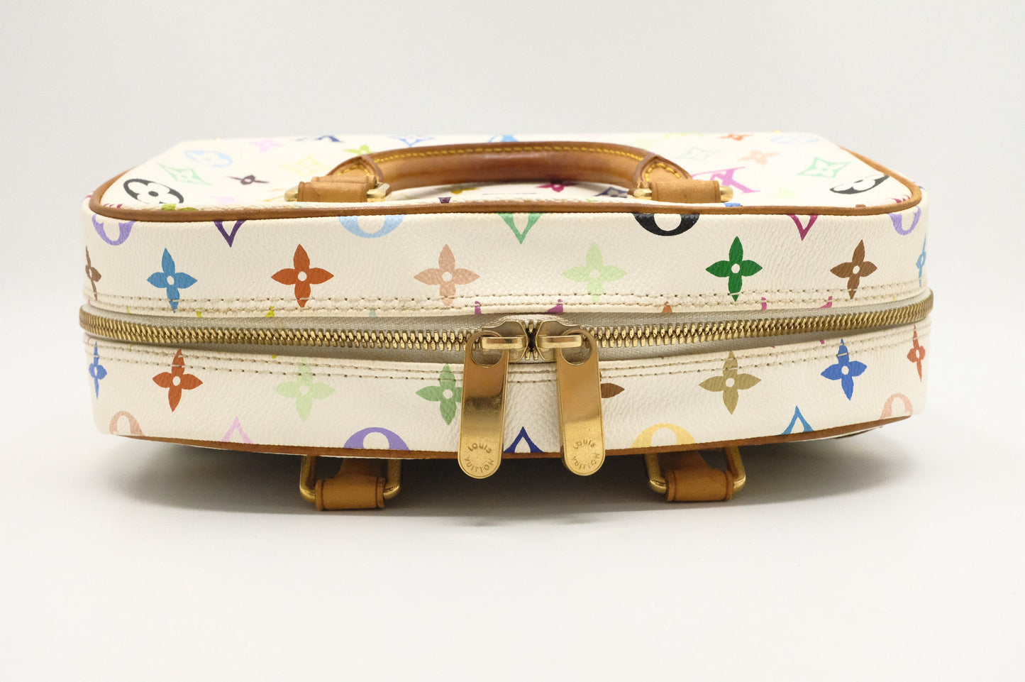 Louis Vuitton Trouville in White Multicolor Canvas