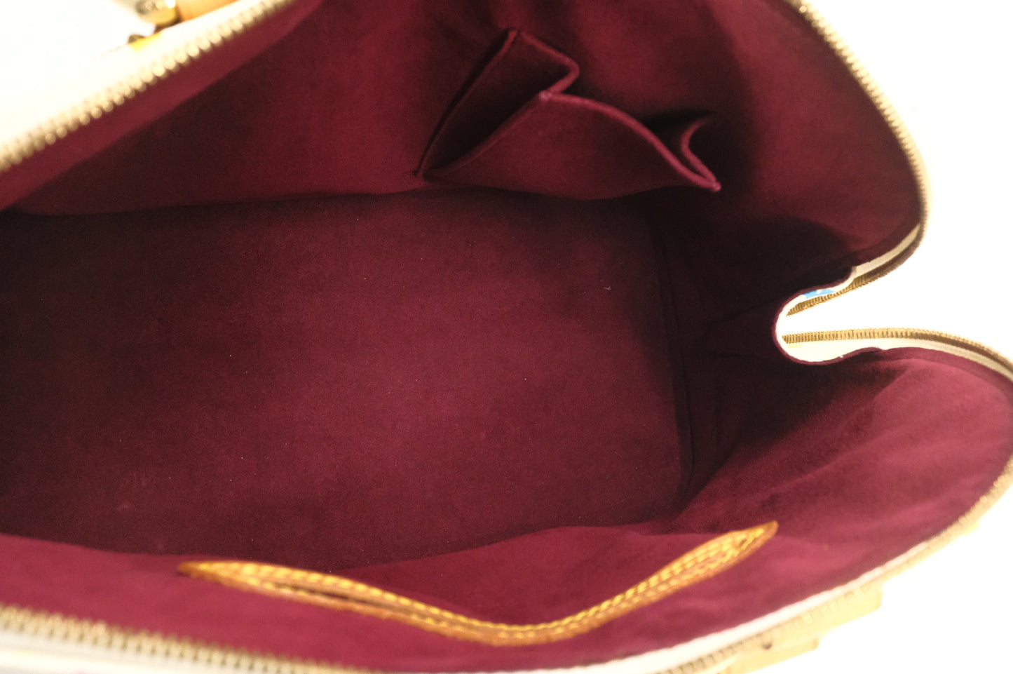 Louis Vuitton Alma PM in White Multicolor Monogram Canvas