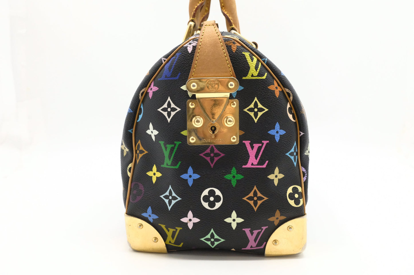 Louis Vuitton Speedy 30 in Black Multicolor Monogram Canvas