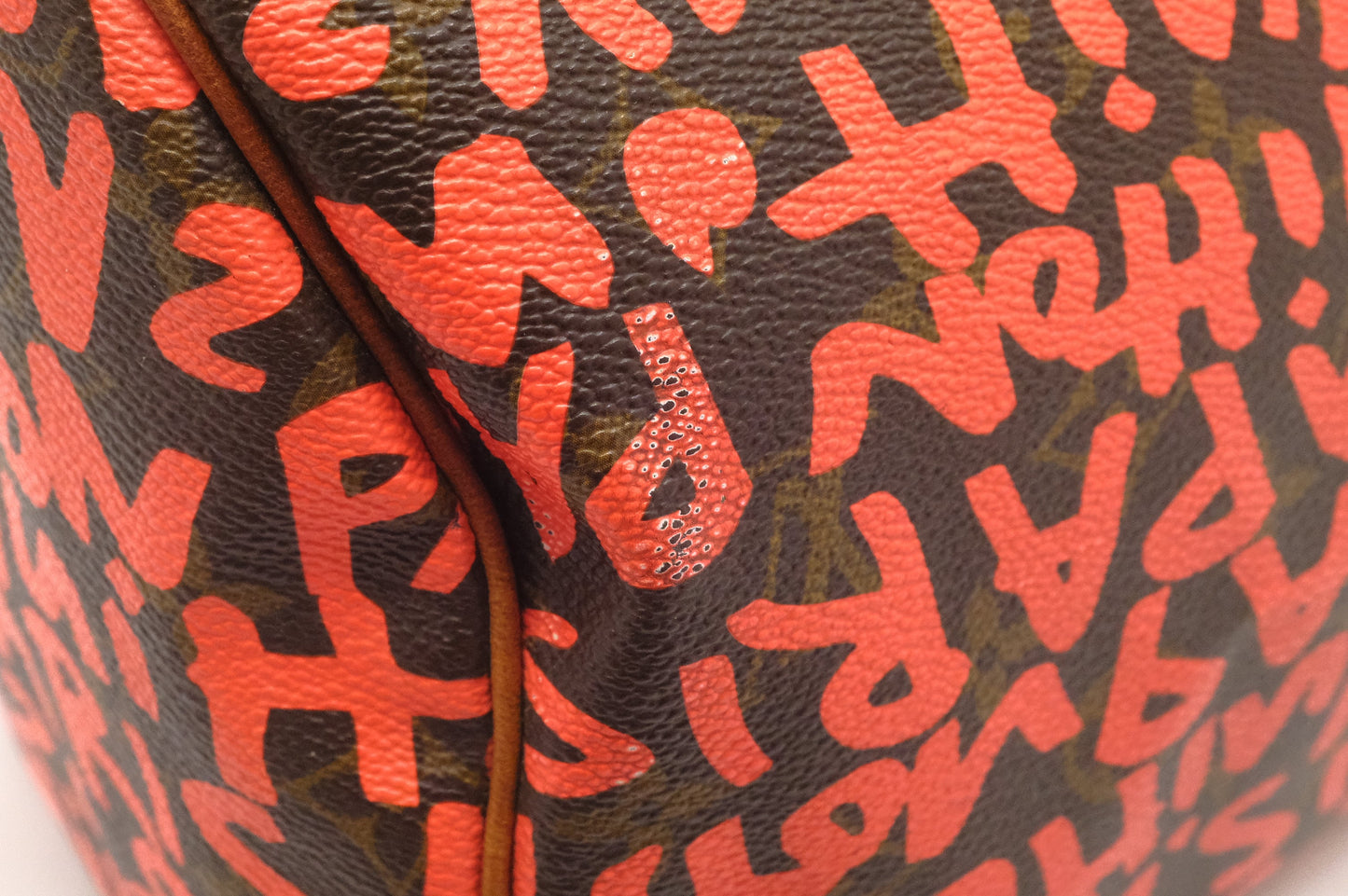Louis Vuitton x Stephen Sprouse Speedy 30 in Orange Graffiti Canvas