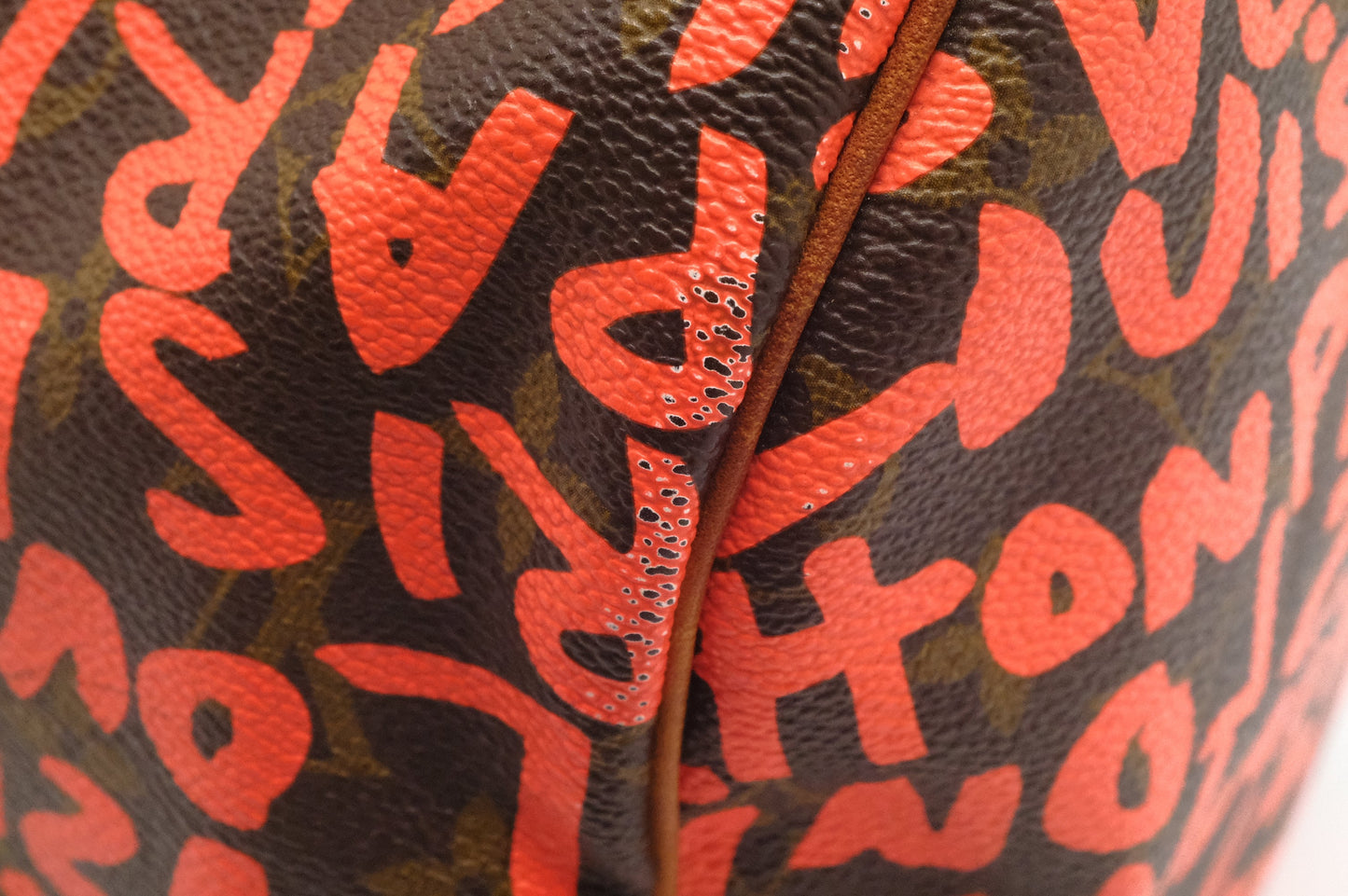 Louis Vuitton x Stephen Sprouse Speedy 30 in Orange Graffiti Canvas