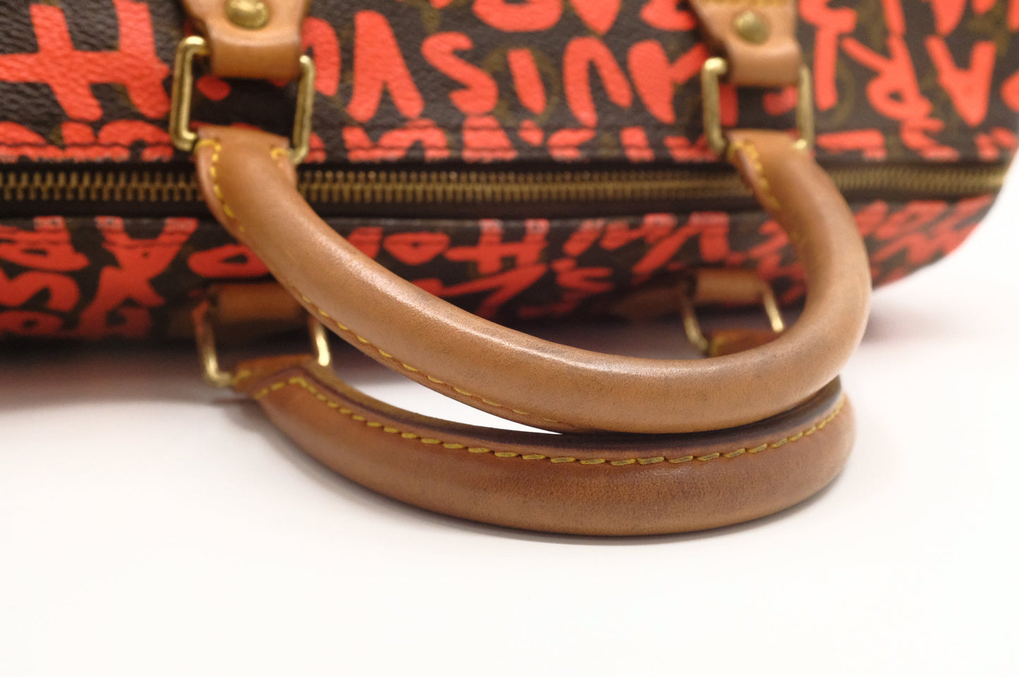 Louis Vuitton x Stephen Sprouse Speedy 30 in Orange Graffiti Canvas