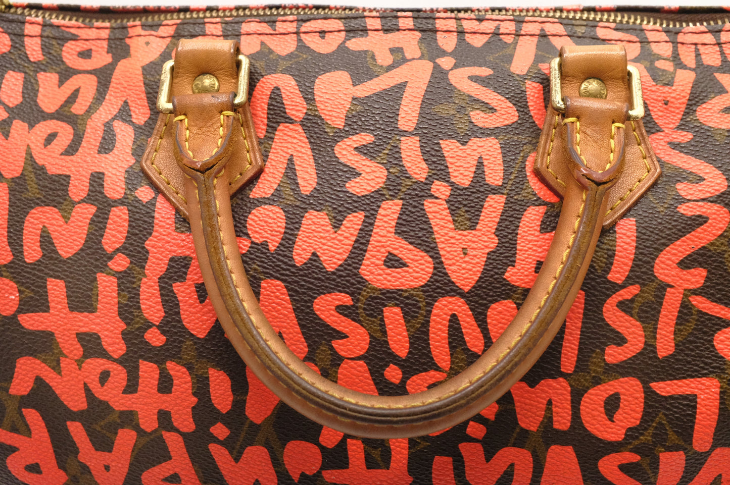 Louis Vuitton x Stephen Sprouse Speedy 30 in Orange Graffiti Canvas