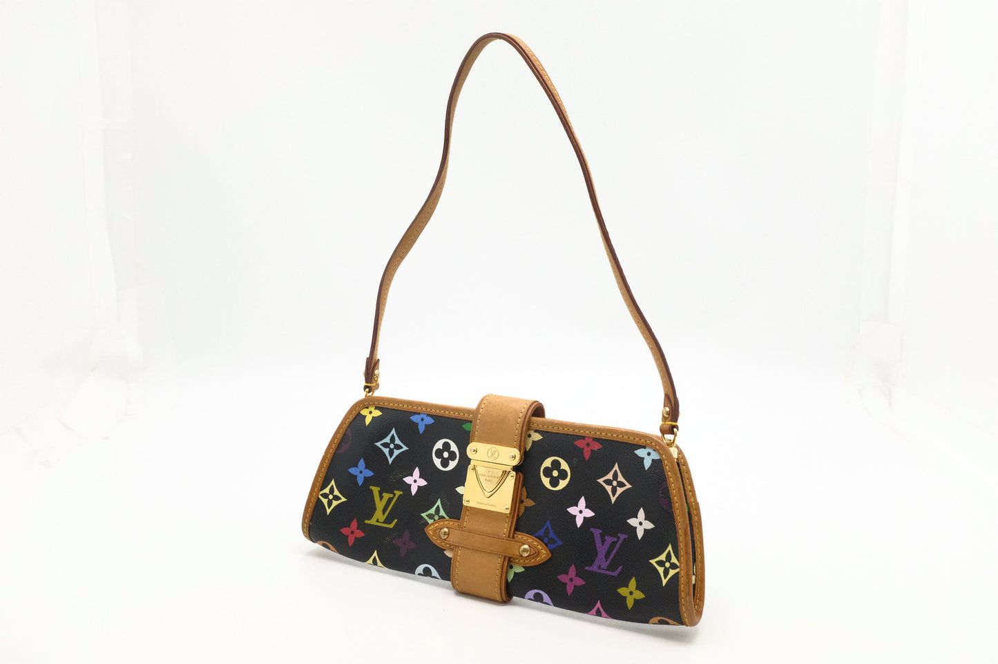 Louis Vuitton Shirley in Black Multicolor Canvas