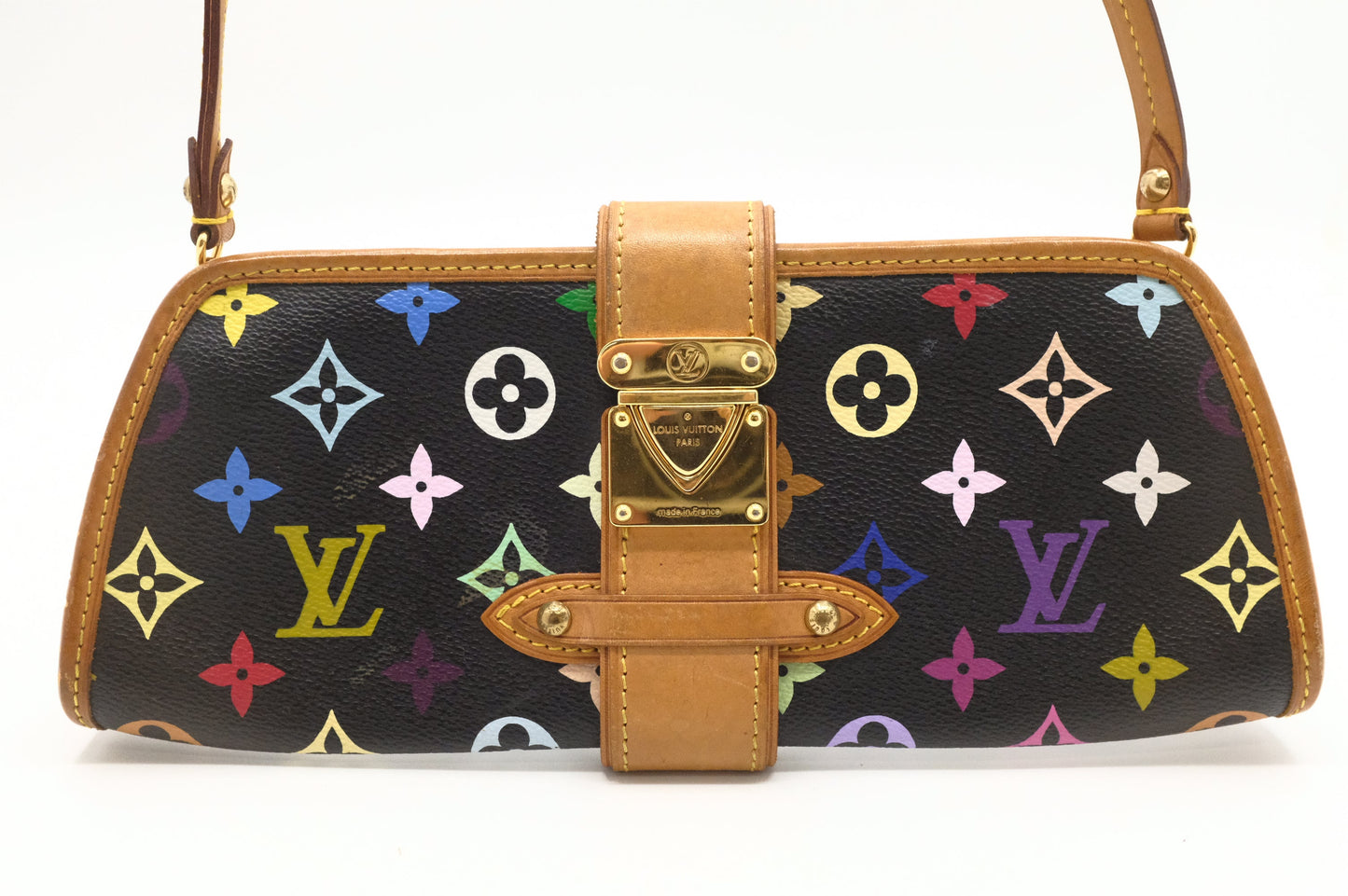 Louis Vuitton Shirley in Black Multicolor Canvas