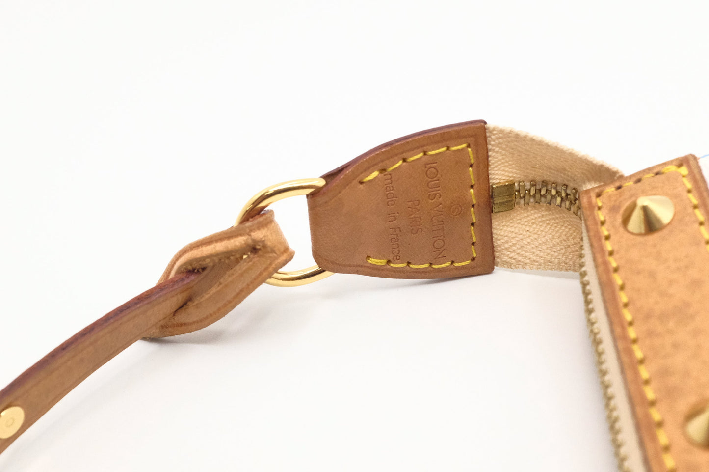 Louis Vuitton Pochette Accessoires in White Multicolor Monogram Canvas