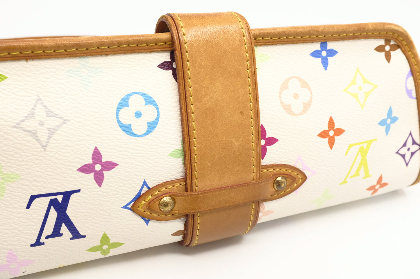 Louis Vuitton Shirley in White Multicolor Canvas