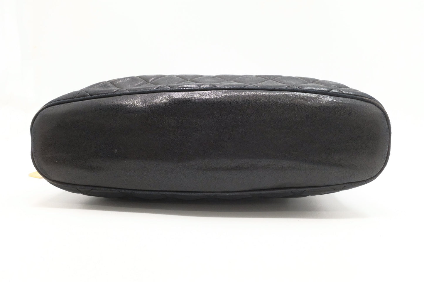 Chanel Shoulder Bag in Black Mattelassé Leather