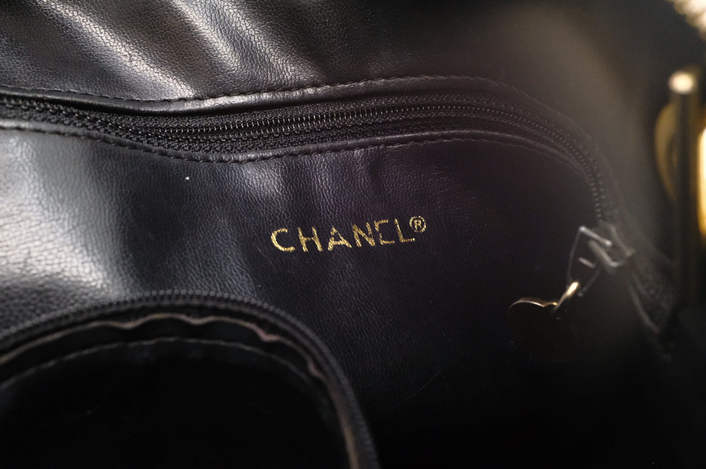 Chanel Shoulder Bag in Black Mattelassé Leather