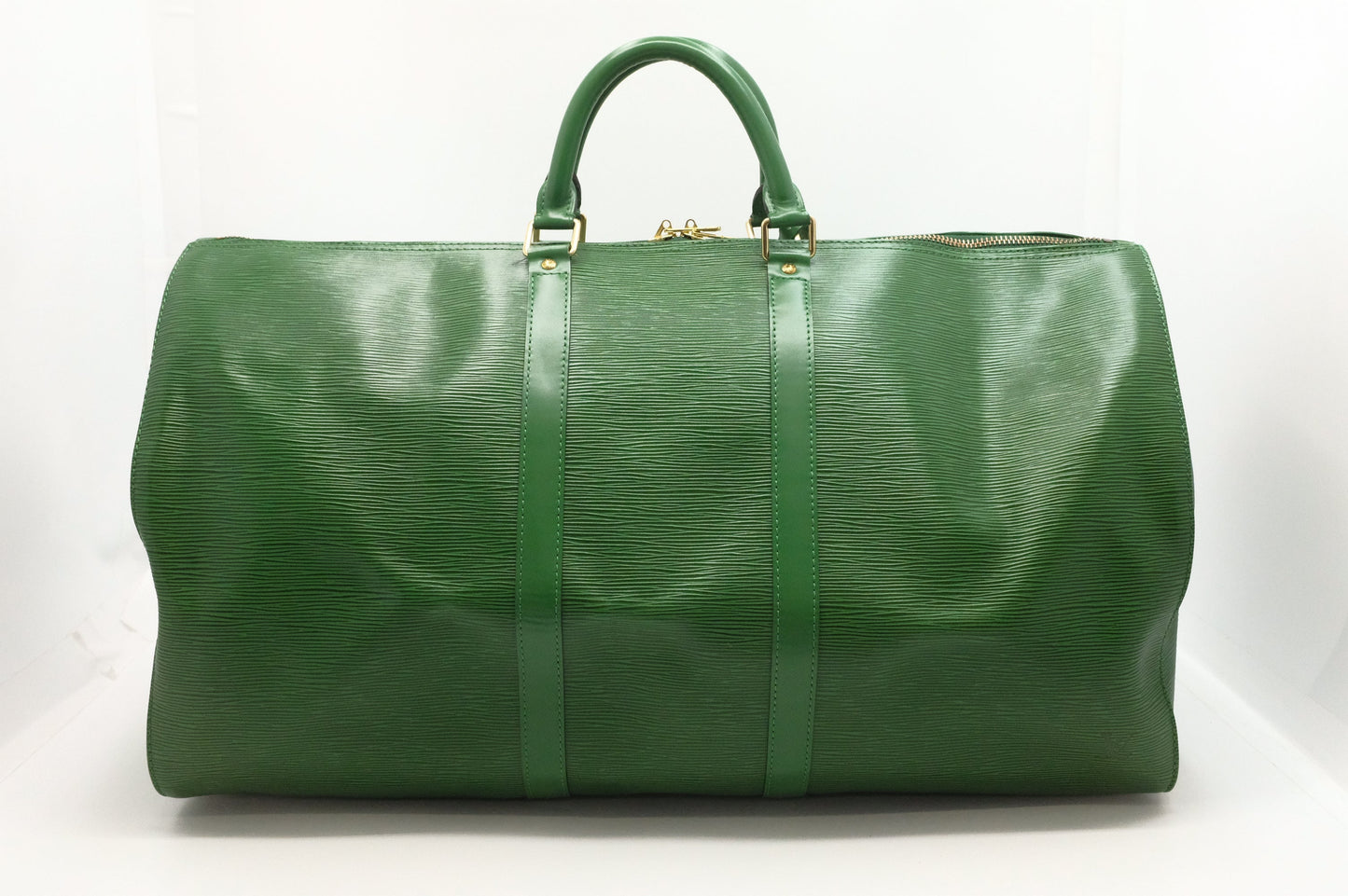 Louis Vuitton Keepall 55 in Green Epi Leather