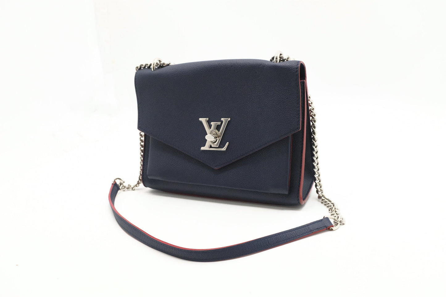 Louis Vuitton MyLockMe in Marine Rouge Leather