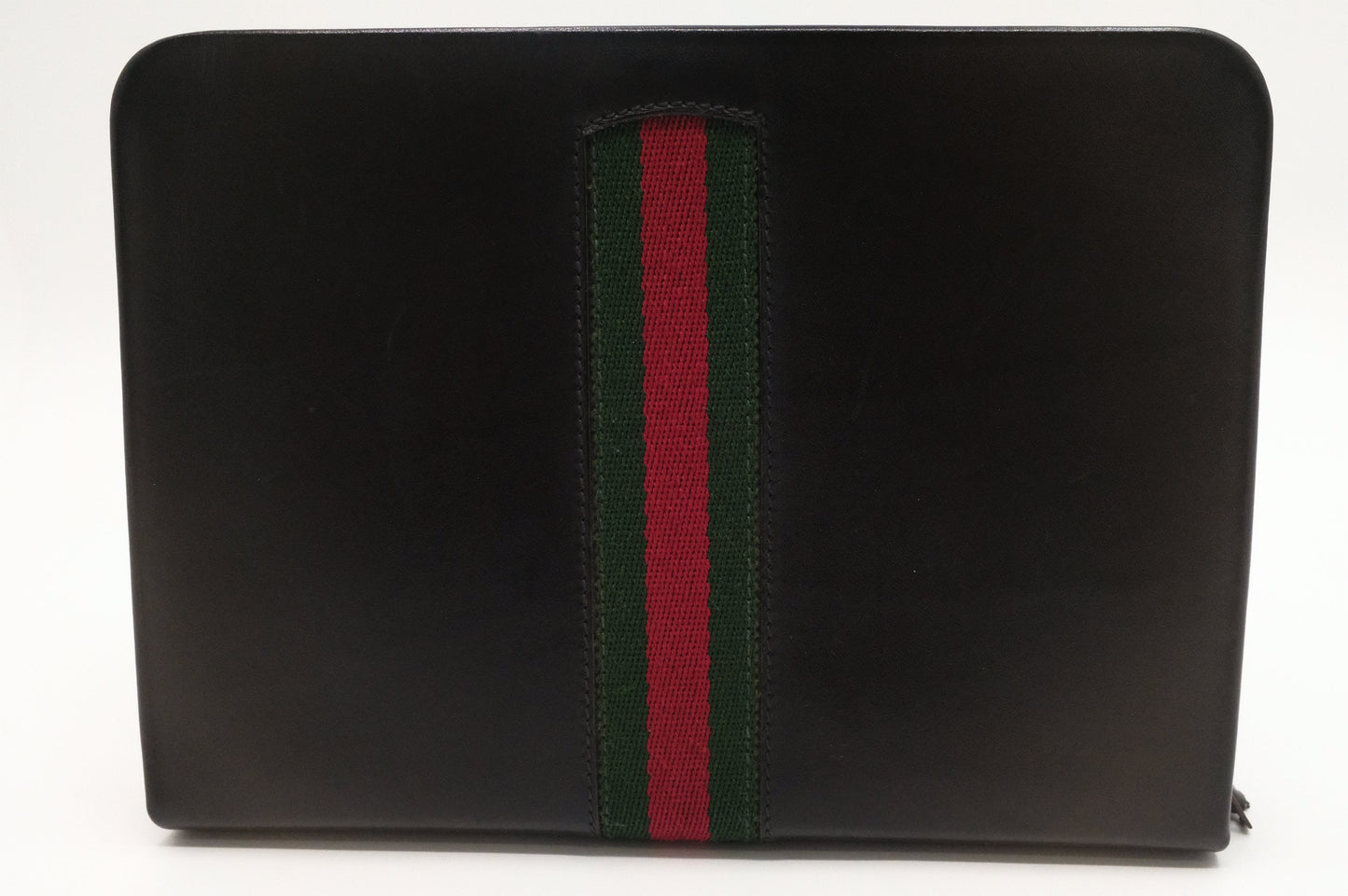 Gucci Zipped Clutch in Black Leather