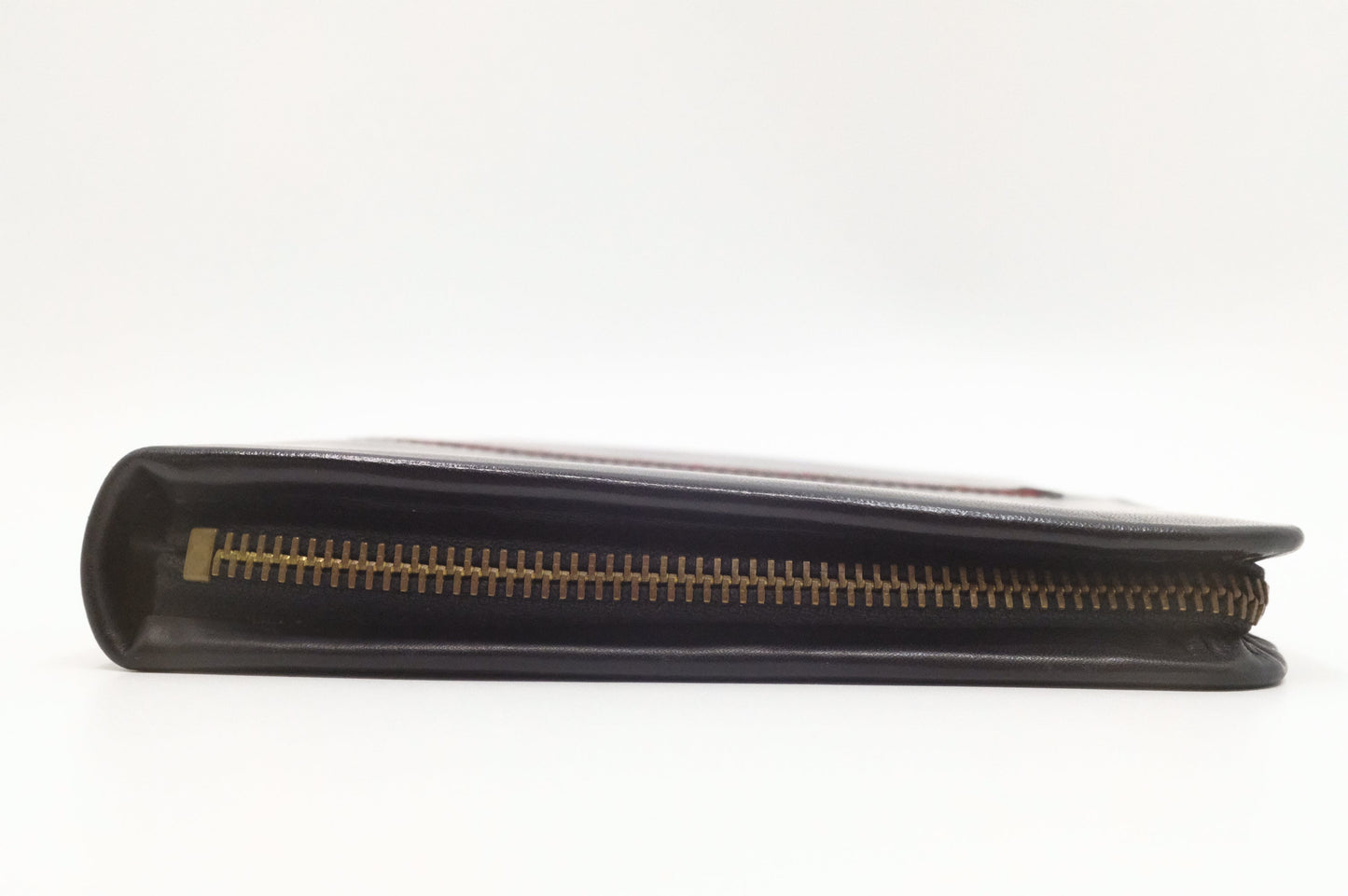 Gucci Zipped Clutch in Black Leather