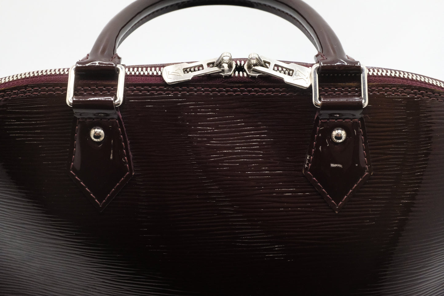 Louis Vuitton Alma GM in Burgundy Electric Epi Leather