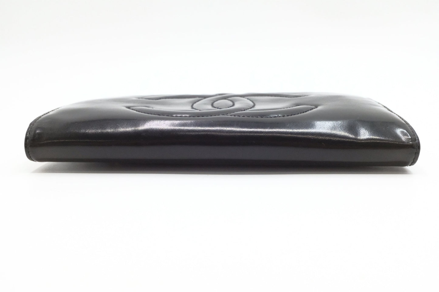 Chanel Wallet on Chain in Black Patent Leather