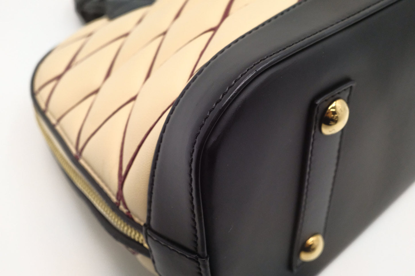 Louis Vuitton Alma in Maltage Beige Leather