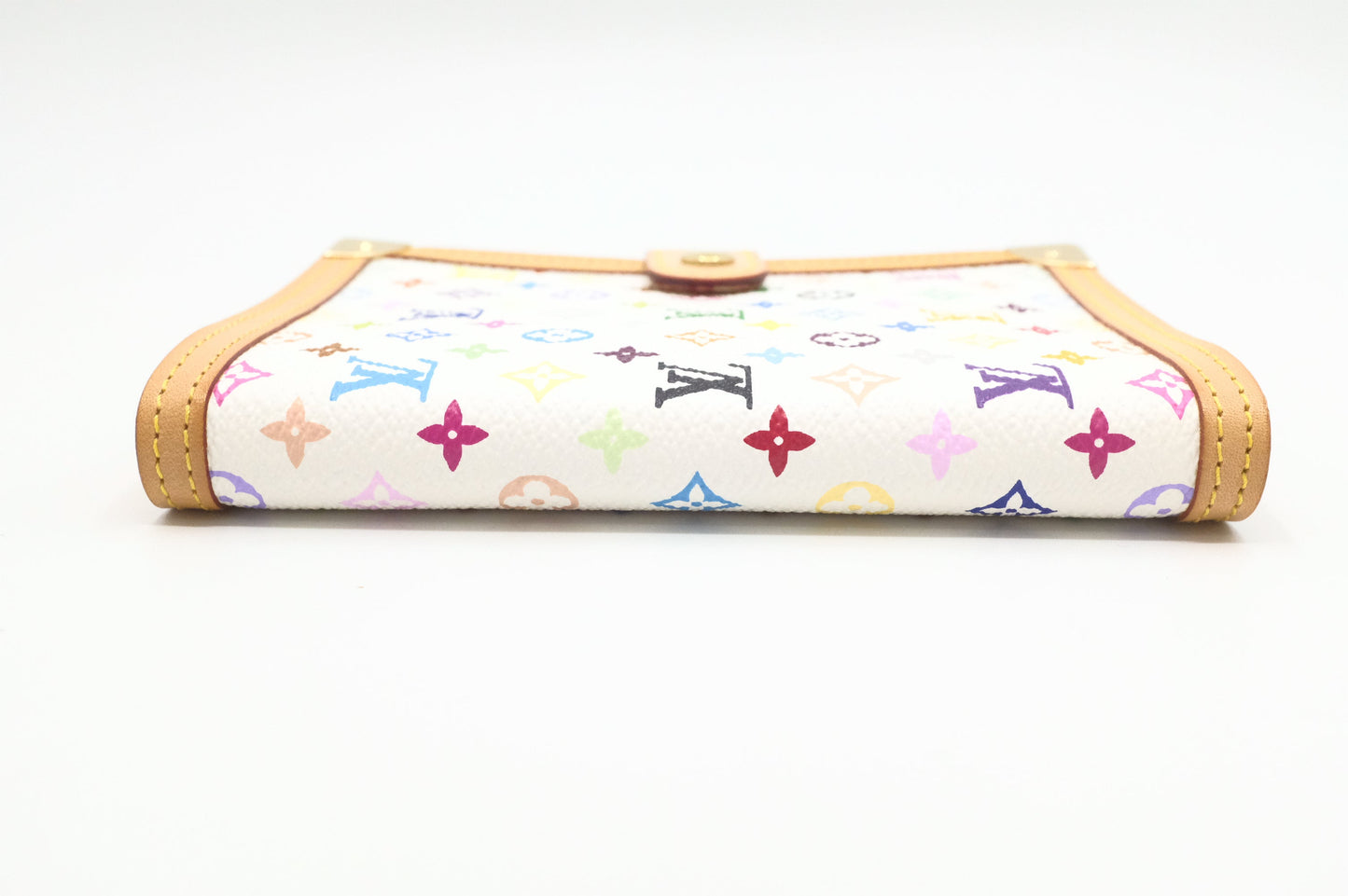 Louis Vuitton Agenda PM in White Multicolor Monogram Canvas