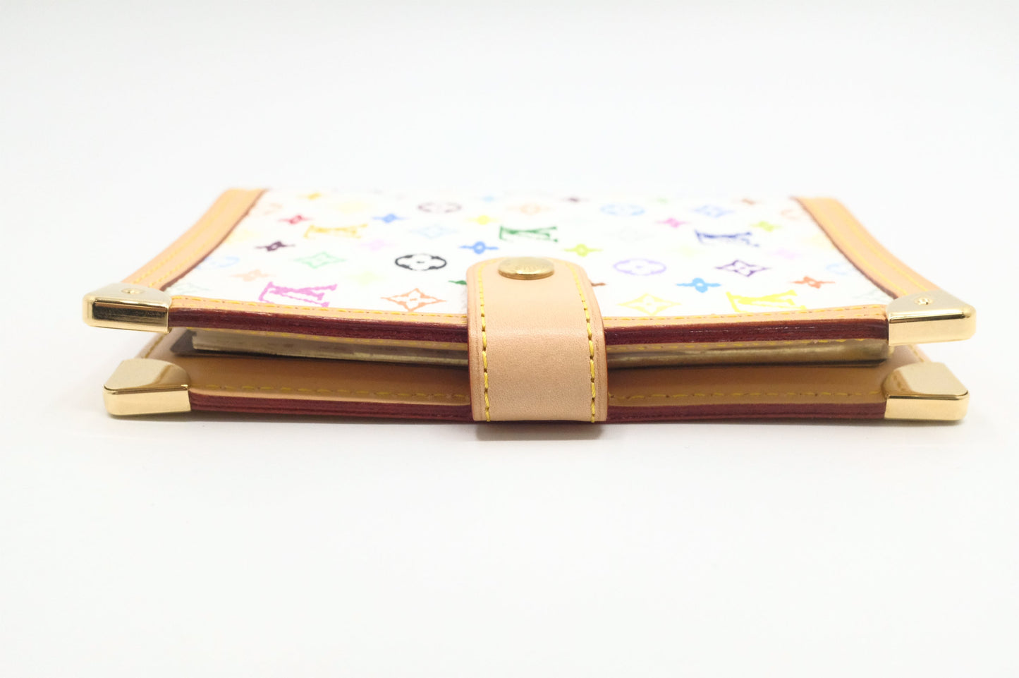 Louis Vuitton Agenda PM in White Multicolor Monogram Canvas