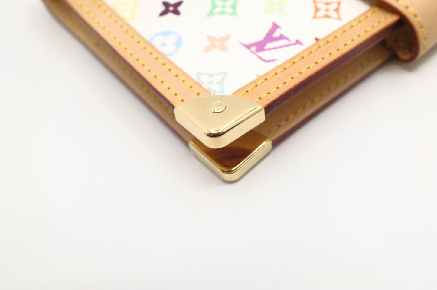 Louis Vuitton Agenda PM in White Multicolor Monogram Canvas