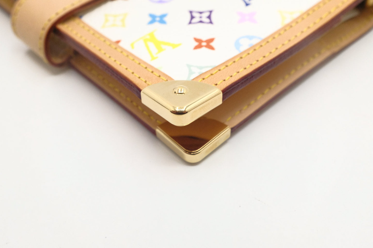 Louis Vuitton Agenda PM in White Multicolor Monogram Canvas