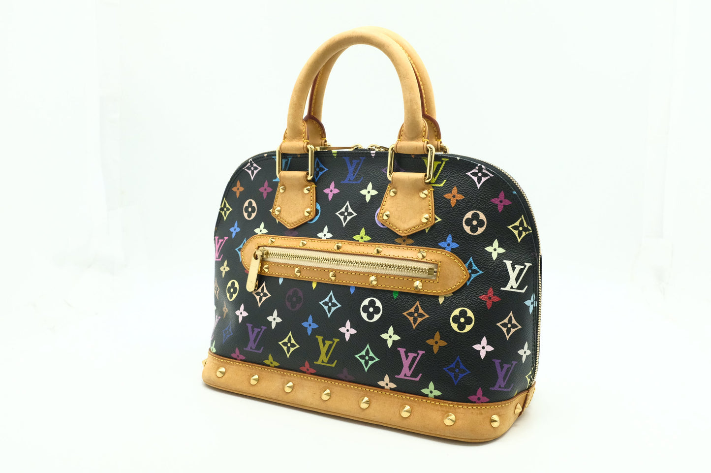 Louis Vuitton Alma in Black Multicolor Canvas