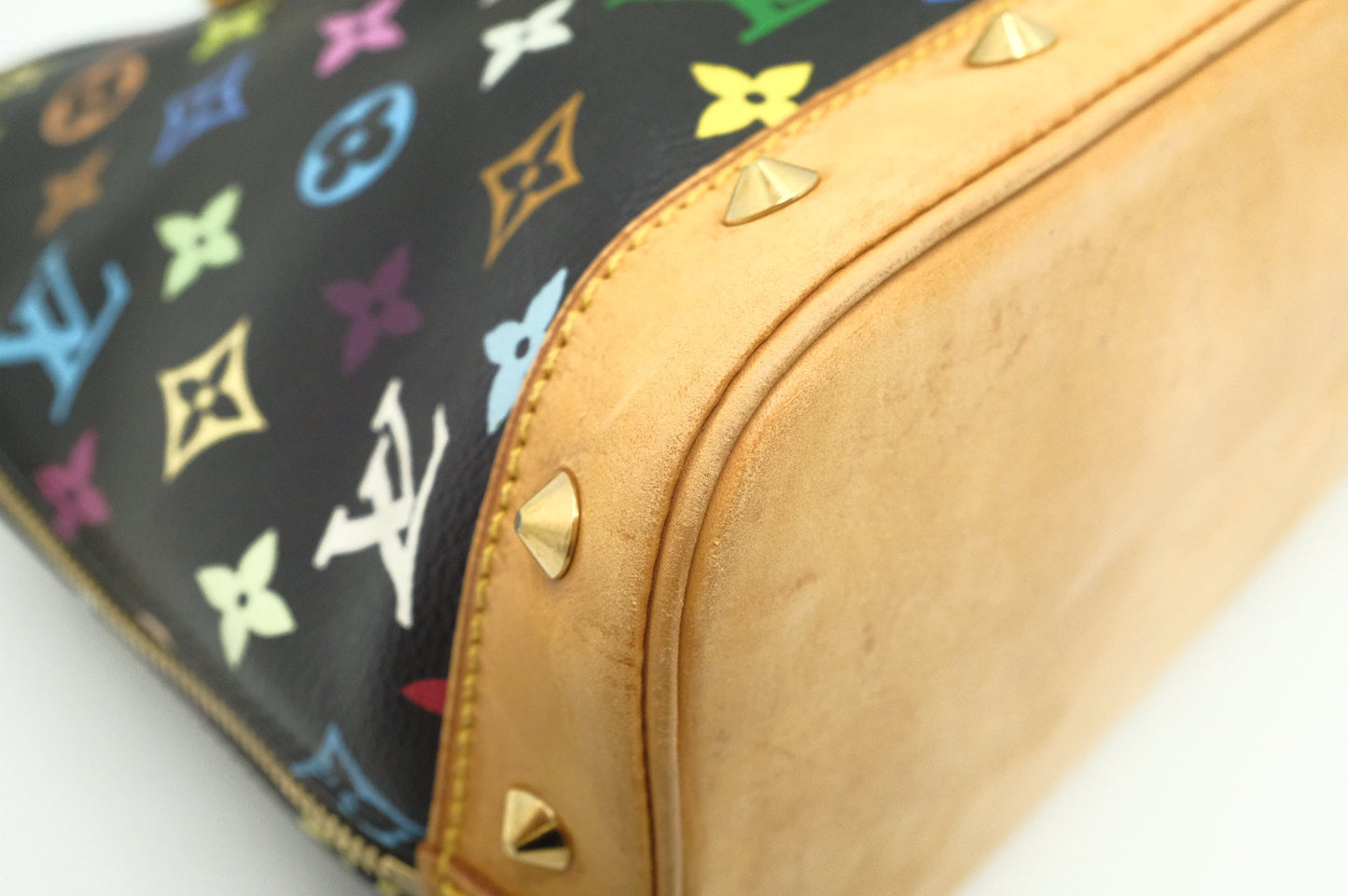 Louis Vuitton Alma in Black Multicolor Canvas