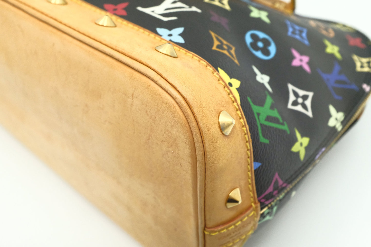 Louis Vuitton Alma in Black Multicolor Canvas