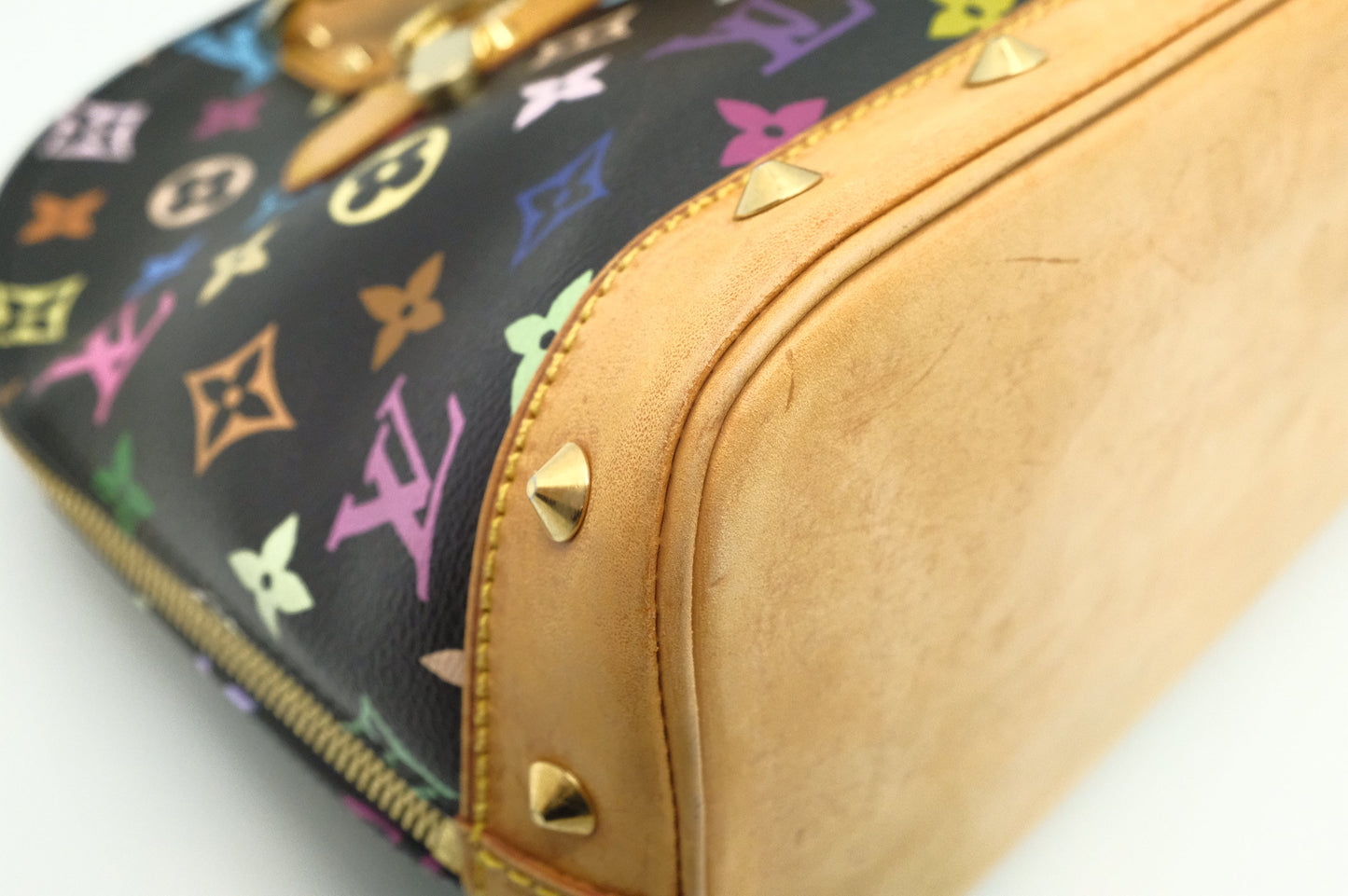 Louis Vuitton Alma in Black Multicolor Canvas
